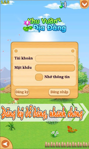 game Khu Vuon Dia Dang